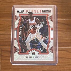 2020 Panini Player of the Day Deandre Ayton #23 Phoenix Suns Collectible Card